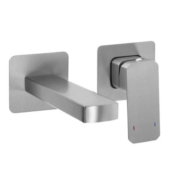 REA - Podomítková vanová baterie Arlo Brush Nickel REA-B5610