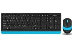 A4tech set bezdrátová klávesnice CZ-US layout