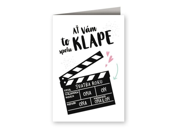 Nekupto Přání k svatbě - ať vám to spolu klape