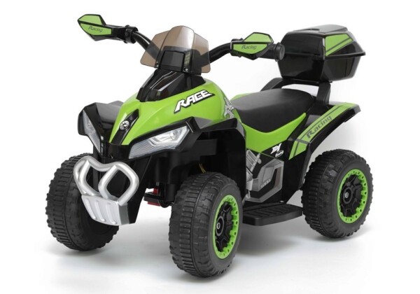 Mamido Dětská elektrická čtyřkolka Race zelená