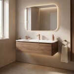 REA - Umyvadlová baterie Logan Brush Copper REA-B6696
