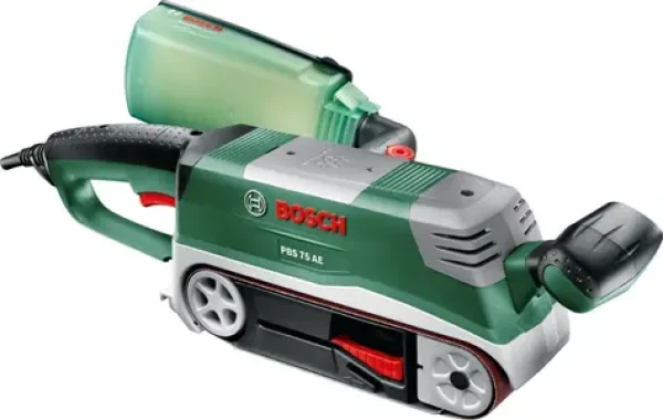 BOSCH PBS 75 AE / pásová bruska / 750W / brusná plocha 76x165 mm / rychlost 350 m-min (06032A1100)