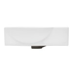 Umyvadlo SAT Brevis 40,5x28 cm otvor pro baterii vpravo SATBRE4028R SATBRE4028R