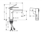 HANSGROHE - Tecturis E Umyvadlová baterie, CoolStart, EcoSmart, matná černá 73012670
