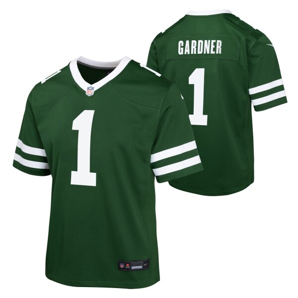 Nike Dětský dres New York Jets NFL Sauce Gardner #1 Game Zelená (YOUTH)