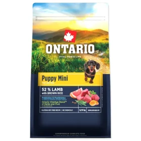 Ontario Puppy Mini Lamb Brown Rice 750g / Granule pro štěňata (214-13101)