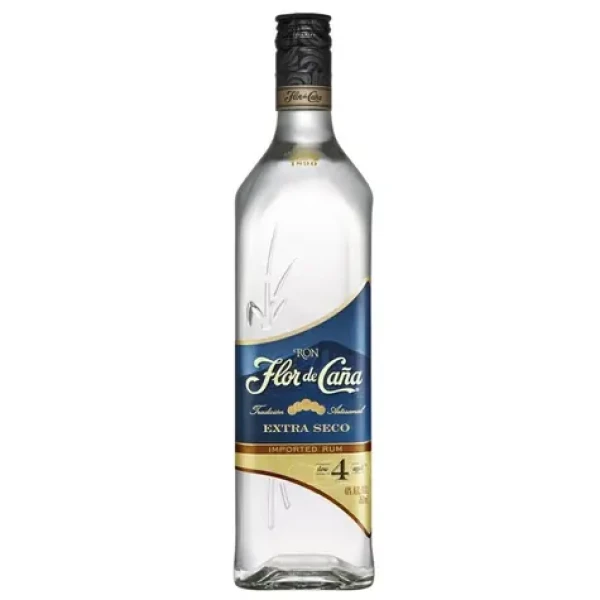 Flor de Cana Extra Dry Rum 4y 40% 1 l (holá láhev) (7431008101018)