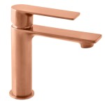 RAV Slezák - NIL - Umyvadlová baterie bez výpusti, Zlatá Růžová - kartáčovaná, 3,8" NL126.0ZRK