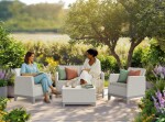 KETER SCANDI FORMA SET - Pebble grey/Soft biege
