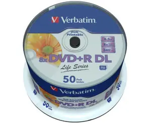 Verbatim 50ks DVD+R 8x Printable