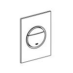 GROHE - Nova Cosmopolitan S Ovládací tlačítko splachování, kartáčovaný Warm Sunset 37601DL0