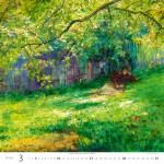 Nástěnný kalendář Helma 2024 - Impressionism, 30 x 30 cm