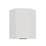 Horní rohová skříňka Aria 60x60 GN-90 1F (45°) Barva korpusu: Bílá, Barva dvířek: WH - Crystal white AFM