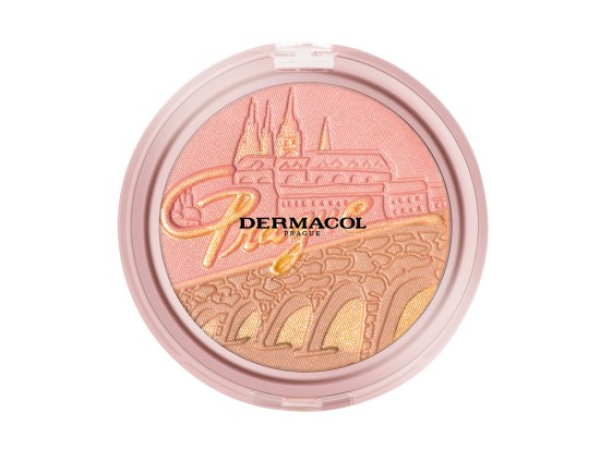 Dermacol Bronzující a rozjasňující pudr s tvářenkou