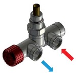HOPA - Připojovací ventil Z7 kompletní sada - Barva - Matný chrom, Materiál spojky - Cu 15 × 1, Varianta - Pravá RDOZ7UNI03PC2