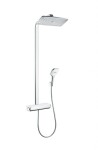 HANSGROHE - Raindance Select E Sprchový set Showerpipe 360 s termostatem, EcoSmart 9 l/min, bílá/chrom 27286400