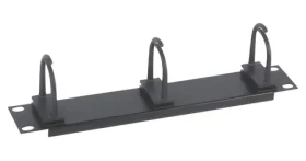 XtendLan 10" / Vyvazovací panel / 1U / 3x plastová úchytka (PP01-CB)