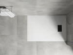 MEXEN/S - Hugo sprchová vanička SMC 100x90, bílá, krytka černá 42109010-B