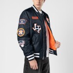 New Era Pánská bunda Houston Astros MLB Alpha Industries MA-1 Bomberjacke Velikost: M
