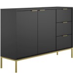 Komoda Austin Černá/Zlatý