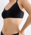 Dámská podprsenka ZERO Feel Pure Soft bra - BLACK - černá 0004 - SLOGGI BLACK M