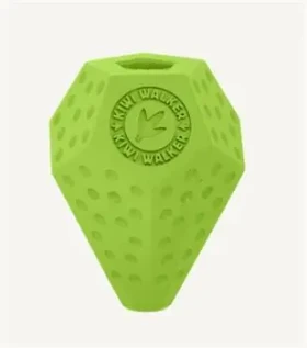 KIWI WALKER Hračka DIABALL Maxi zelená / Guma / Otvor na pamlsky / Pro psy / 10 cm (RUB-246)