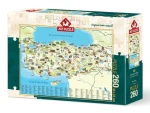 ART PUZZLE 4288 Puzzle Turecko: Kulturní mapa