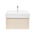 Koupelnová skříňka s umyvadlem SAT Feel 60x30x46 cm pískově béžová mat SATFEEL60BEU2B SATFEEL60BEU2B