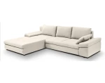 Rohová sedačka Bono, světle béžová látka