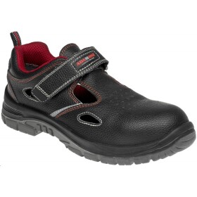 Sandál pracovní ADAMANT S1 C21012 NON METALLIC s plastovou špicí černý 45 černý