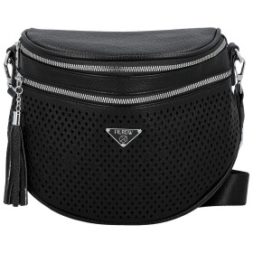 Trendy dámská koženková ledvinka Ida, černá