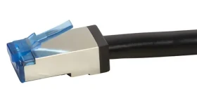 LogiLink Outdoor Cat6a S/FTP černá / Venkovní patch kabel / RJ-45 / 0,5 m / PoE+ (CQ7023S)