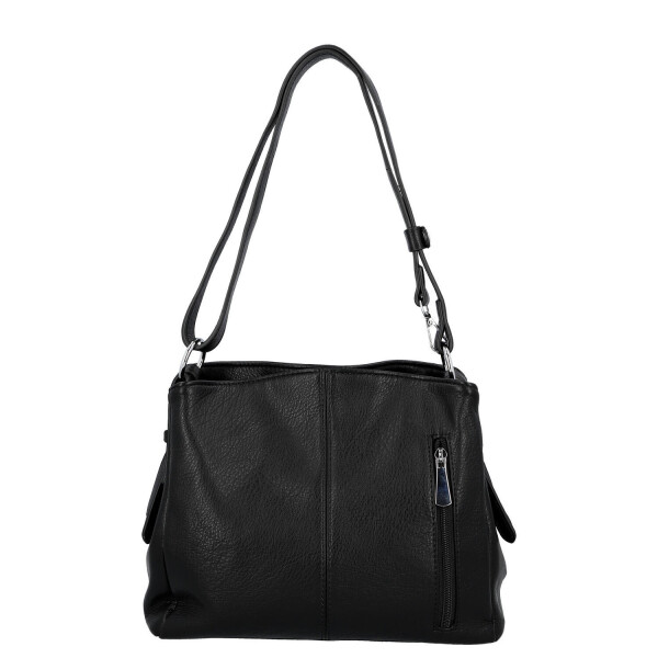 Trendy dámská koženková crossbody kabelka Julianna, černá
