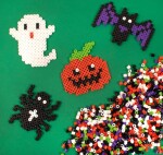 Zažehlovací korálky Halloween, 20 000 ks v kyblíku