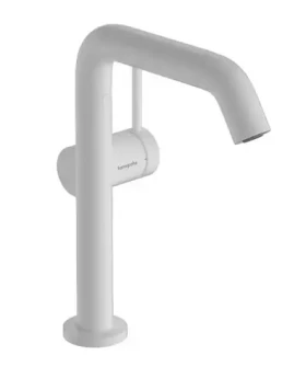 Hansgrohe Tecturis S - Umyvadlová baterie s výpustí Push-Open | CoolStart | EcoSmart | matná bílá (73360700)