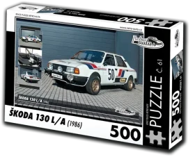 RETRO-AUTA Puzzle Škoda 130 L,A (1986), č. 61