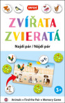 Výuková hra (krabička) Najdi pár - Zvířata / Zvieratá