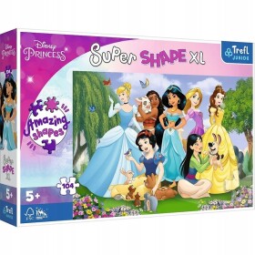 TREFL Puzzle Disney Princezny Princezny zahradě 104 XL dílků