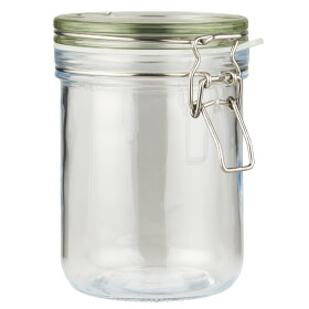 Ib Laursen Skleněná dóza s patentem 700 ml, čirá barva, sklo