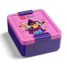 Box na svačinu LEGO Friends Girls Rock fialová