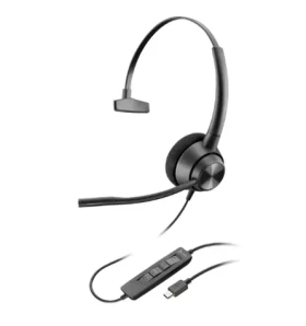 Poly EncorePro 310 černá / Náhlavní souprava / mikrofon / jedno sluchátko / USB-C (760Q8AA)