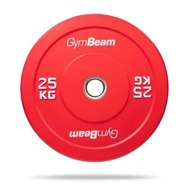 Gumový kotouč Bumper 51 mm - GymBeam (červená) (105655-5-25kg)