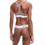 Dámská tanga Modern Cotton Nat QF7050E-5R4 - Calvin Klein L