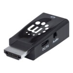 Renkforce RF-5234038 USB-C® / HDMI kabelový adaptér [1x USB-C® zástrčka - 1x HDMI zásuvka] černá stínění pletivem 0.15 m