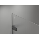 MEXEN/S - Lunar-F L sprchový kout skládací dveře levá 95 x 70, transparent, grafit metal 836L-095-070-95-00-L