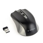 Gembird MUSW-4B-04-GB černo-šedivá / bezdrátová optická myš / 1600 DPI / USB (MUSW-4B-04-GB)