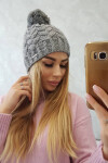 Fleecová čepice Waleria K307 tmavě šedá UNI