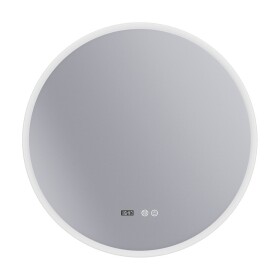 Erga Deam, kulaté LED zrcadlo 80cm, 3 barvy světla, přední osvětlení, vyhřívací podložka proti zapaření, ERG-V01-Deam-8080-CL ERG-V01-DEAM-8080-CL