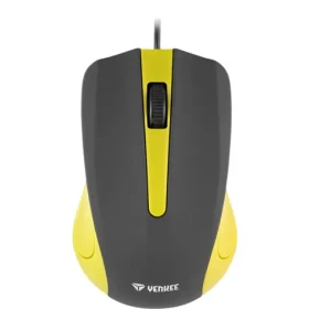 YENKEE Suva žlutá / Optická myš / 1000 DPI / 3 tlačítka / USB / 1.25 m (8590669176922)