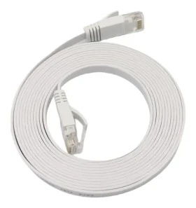 MicroConnect CAT6a U/UTP FLAT 1m bílá / Patch kabel (V-UTP6A01W-FLAT-LSZH)